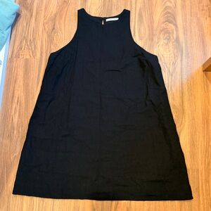 Abercrombie & Fitch Black Linen Dress